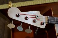 FENDER "Custom Shop Pino Palladino Signature Precision Bass Relic Fiesta Red over Desert Sand" HARDCASE, PAPERS