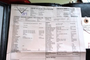 FENDER "Custom Shop Michael Landau Signature 1963 Stratocaster Fiesta Red" HARDCASE, PAPERS