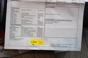 FENDER "Custom Shop Michael Landau Signature 1963 Stratocaster Fiesta Red" HARDCASE, PAPERS