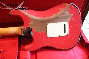 FENDER "Custom Shop Michael Landau Signature 1963 Stratocaster Fiesta Red" HARDCASE, PAPERS