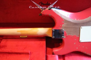 FENDER "Custom Shop Michael Landau Signature 1963 Stratocaster Fiesta Red" HARDCASE, PAPERS