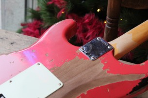 FENDER "Custom Shop Michael Landau Signature 1963 Stratocaster Fiesta Red" HARDCASE, PAPERS