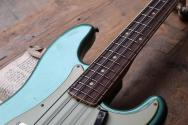 FENDER "Custom Shop Limited Precision Bass Special Journeyman Relic Aged Sherwood Green Metallic" HARDCASE, PAPERS, 4, 12 KG