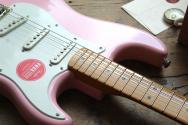 SQUIER Classic Vibe™ '50s Stratocaster Hard Tail, Maple Fingerboard, Parchment Pickguard, Shell Pink, 3, 24 KG