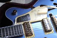 GRETSCH LIMITED Falcon Hollow Body with String-Thru Bigsby and Gold Hardware, Ebony Fingerboard, Cerulean Smoke HARDCASE