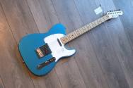 Fender Standard Telecaster, Maple Fingerboard, White Pickguard, Aqua Marine Metallic