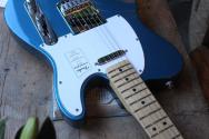 Fender Standard Telecaster, Maple Fingerboard, White Pickguard, Aqua Marine Metallic