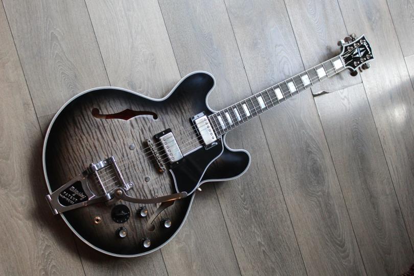 GIBSON "Custom Shop Gary Clarke Jr. ES-355 ,VOS, Cobra Burst" ONLY 100 WORLDWIDE