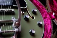 EASTMAN "LIMITED T64/TV LTD OD 16" Thinline Lollar P-90 BigsbY, Olive Drap" HARDCASE,ONLY 20 PIECES MADE!