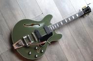 EASTMAN "LIMITED T64/TV LTD OD 16" Thinline Lollar P-90 BigsbY, Olive Drap" HARDCASE,ONLY 20 PIECES MADE!