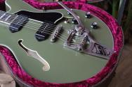 EASTMAN "LIMITED T64/TV LTD OD 16" Thinline Lollar P-90 BigsbY, Olive Drap" HARDCASE,ONLY 20 PIECES MADE!