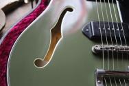 EASTMAN "LIMITED T64/TV LTD OD 16" Thinline Lollar P-90 BigsbY, Olive Drap" HARDCASE,ONLY 20 PIECES MADE!