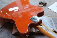VINTAGE Revo Series 'Surfmaster' Thinline Twin, Trans Orange, 3, 36 KG