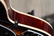 VINTAGE REVO Series 'Custom Supreme' Baritone VI Semi-Acoustic Guitar ~ Tobacco Sunburst