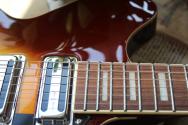 VINTAGE REVO Series 'Custom Supreme' Baritone VI Semi-Acoustic Guitar ~ Tobacco Sunburst