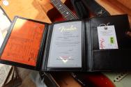 FENDER "Michael Landau Signature 1968 Stratocaster, Round-Laminated Rosewood, Bleached 3-Color Sunburst" HARDCASE, PAPERS