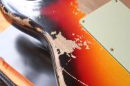 FENDER "Michael Landau Signature 1968 Stratocaster, Round-Laminated Rosewood, Bleached 3-Color Sunburst" HARDCASE, PAPERS