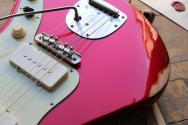 SUHR "LIMITED Classic JM Antique Funk, Candy Apple Red" GIGBAG, PAPERS