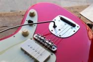 SUHR "LIMITED Classic JM Antique Funk, Candy Apple Red" GIGBAG, PAPERS