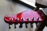 SUHR "LIMITED Classic JM Antique Funk, Candy Apple Red" GIGBAG, PAPERS