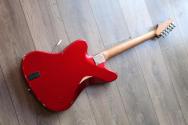 SUHR "LIMITED Classic JM Antique Funk, Candy Apple Red" GIGBAG, PAPERS