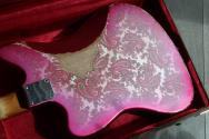FENDER "Custom Shop Master Builder David Brown ´62 Jazzmaster Heavy Relic, Pink Paisley" HARDCASE, PAPERS