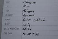 MAYBACH "Lester Bullion Gold with Mini Humbuckers ´60s Slim Taper" HARDCASE, 3, 6 KG