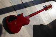 GIBSON "USA 20th Anniversary Nighthawk Standard Reissue "Fireburst" HARDCASE, PAPERS, 3, 12 KG