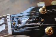 GIBSON "USA 20th Anniversary Nighthawk Standard Reissue "Fireburst" HARDCASE, PAPERS, 3, 12 KG