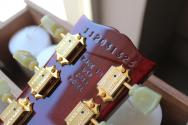 GIBSON "USA 20th Anniversary Nighthawk Standard Reissue "Fireburst" HARDCASE, PAPERS, 3, 12 KG