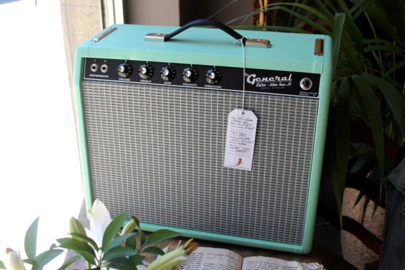 INCREDEBLE!!!!GVT Vibro Tone JR Handwired NOS Guitar amplifier blackface 1964 / Surf Green Vibro champ AA764