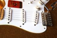 GVT "Double Cut Custom Special 1956 Gold Glitter Sparkle (Nitro Finish, Maple Neck)" HARDCASE,3, 41 KG