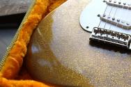 GVT "Double Cut Custom Special 1956 Gold Glitter Sparkle (Nitro Finish, Maple Neck)" HARDCASE,3, 41 KG