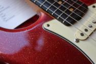 GVT "Double-Cut Custom Special 60s,Candy Apple Red Glitter Sparkle – Rosewood, Nitro Finish" HARDCASE, 3, 63 KG