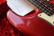GVT "Double-Cut Custom Special 60s,Candy Apple Red Glitter Sparkle – Rosewood, Nitro Finish" HARDCASE, 3, 63 KG