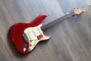 GVT "Double-Cut Custom Special 60s,Candy Apple Red Glitter Sparkle – Rosewood, Nitro Finish" HARDCASE, 3, 63 KG