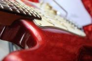 GVT "Double-Cut Custom Special 60s,Candy Apple Red Glitter Sparkle – Rosewood, Nitro Finish" HARDCASE, 3, 63 KG