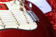 GVT "Double-Cut Custom Special 60s,Candy Apple Red Glitter Sparkle – Rosewood, Nitro Finish" HARDCASE, 3, 63 KG