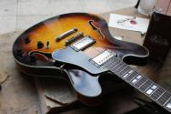 EASTMAN T59/v Antique Varnish Sunburst with Lollar Custom Imperial Pickups, HARDCASE, 3, 49 KG