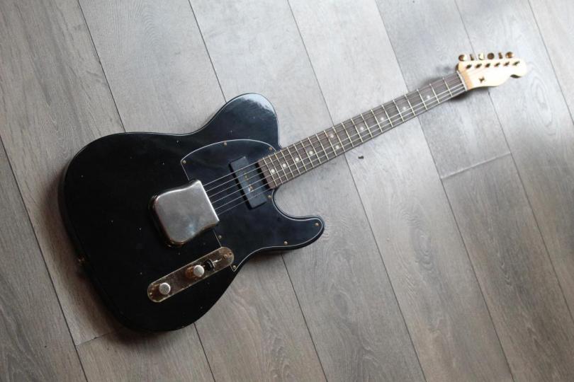 FENDER UNIQUE PIECE FOR ESTUDIO 54 "Custom Shop JL26-149 ´63 Tele JRN Fade Black P90 Gold Hardware" 3, 52 KG
