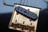 FENDER UNIQUE PIECE FOR ESTUDIO 54 "Custom Shop JL26-149 ´63 Tele JRN Fade Black P90 Gold Hardware" 3, 52 KG