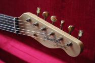 FENDER UNIQUE PIECE FOR ESTUDIO 54 "Custom Shop JL26-149 ´63 Tele JRN Fade Black P90 Gold Hardware" 3, 52 KG