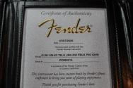 FENDER UNIQUE PIECE FOR ESTUDIO 54 "Custom Shop JL26-149 ´63 Tele JRN Fade Black P90 Gold Hardware" 3, 52 KG