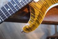 PRS "DGT Semi-Hollow Electric Guitar, Tiger Eye, Moons" HARDCASE