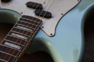 SQUIER "LIMITED Paranormal Electric VI, Laurel Fingerboard, Parchment Pickguard, Matching Headstock, Daphne Blue" 3, 85 KG