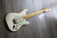 FENDER "NEW MODEL American Professional Stratocaster, Maple Fingerboard, Olympic White" HARDCASE, 3, 85 KG