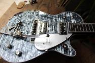 GRETSCH "G6134T-58 Limited Edition Penguin™ with String-Thru Bigsby, Ebony Fingerboard, Light Blue Pearl" HARDCASE, PAPERS