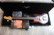 FENDER "Custom Shop 1964 Jazz Bass JRN RW 3TSB" HARDCASE, PAPERS, 4, 41 KG