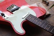 SUHR"LIMITED Classic T Vintage Fiesta Red" GIGBAG, PAPERS